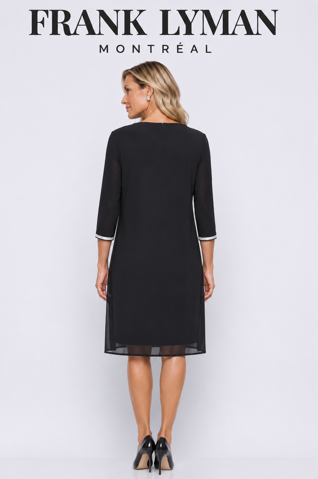 Knee-Length Shift Dress 1496