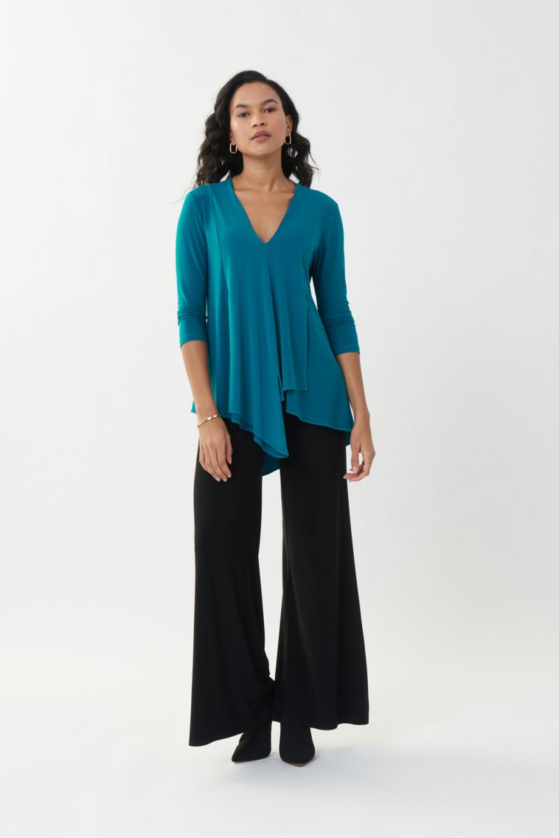 Soft Fit 3/4 Sleeve Asymmetric Tunic 900