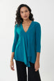 Soft Fit 3/4 Sleeve Asymmetric Tunic 900