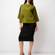Classic Long Pencil Skirt 863