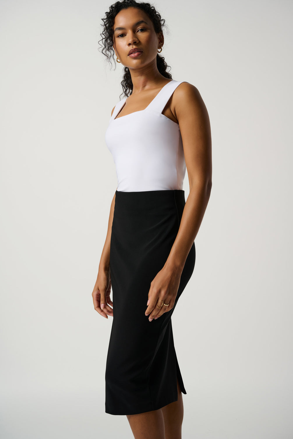 Classic Long Pencil Skirt 863