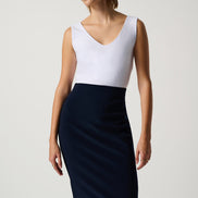 Classic Long Pencil Skirt 863