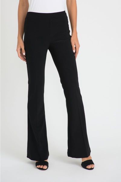 Silky Knit Flared Pull-On Pants