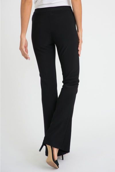 Silky Knit Flared Pull-On Pants