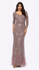 Maxi Art-Deco Sequined Dress - SALE 391