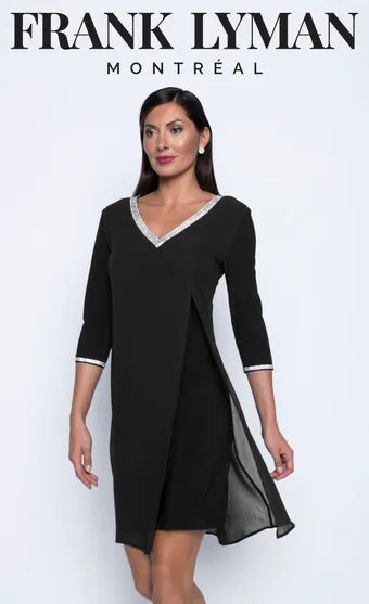 Knee-Length Shift Dress