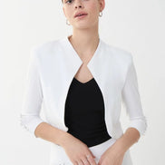 Silky Knit 3/4 Sleeve Bolero 940