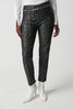 Metallic Houndstooth Pull-On Pants