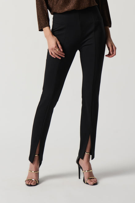 Split Hem Slim Leg Pants