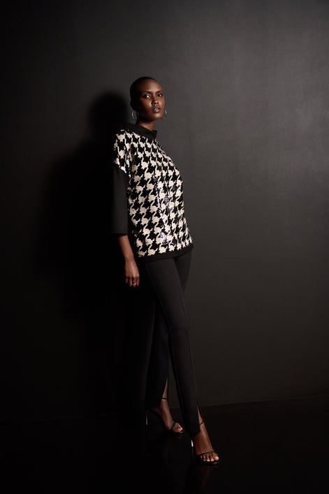 Split Hem Slim Leg Pants