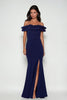 Long Stretch Crepe Gown 797