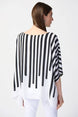 Abstract Print Poncho Top 901
