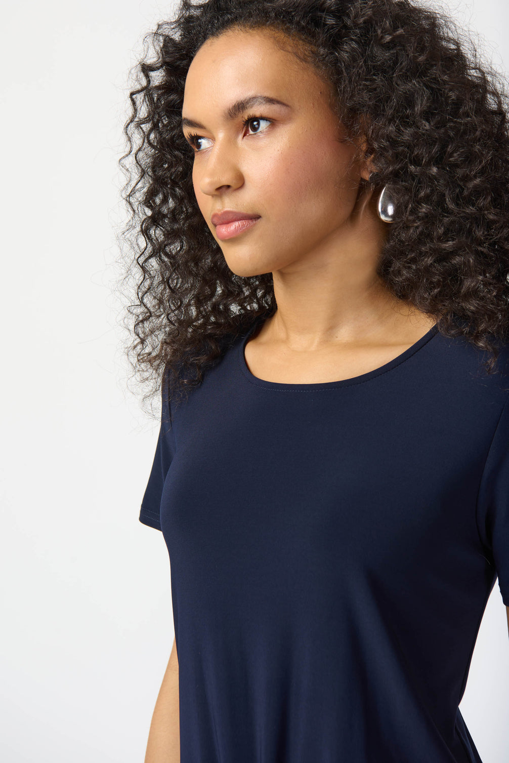 Knot Front Short Sleeve T-Shirt Top  924