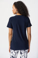 Knot Front Short Sleeve T-Shirt Top  924