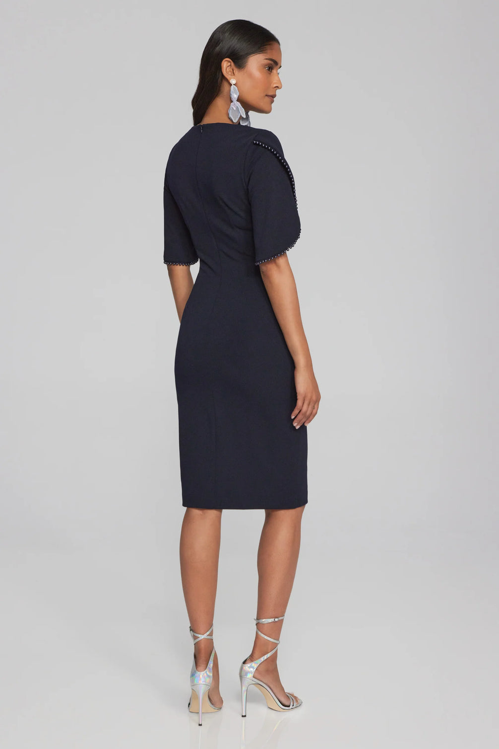 Sheath Dress with Pearl Detail 1497