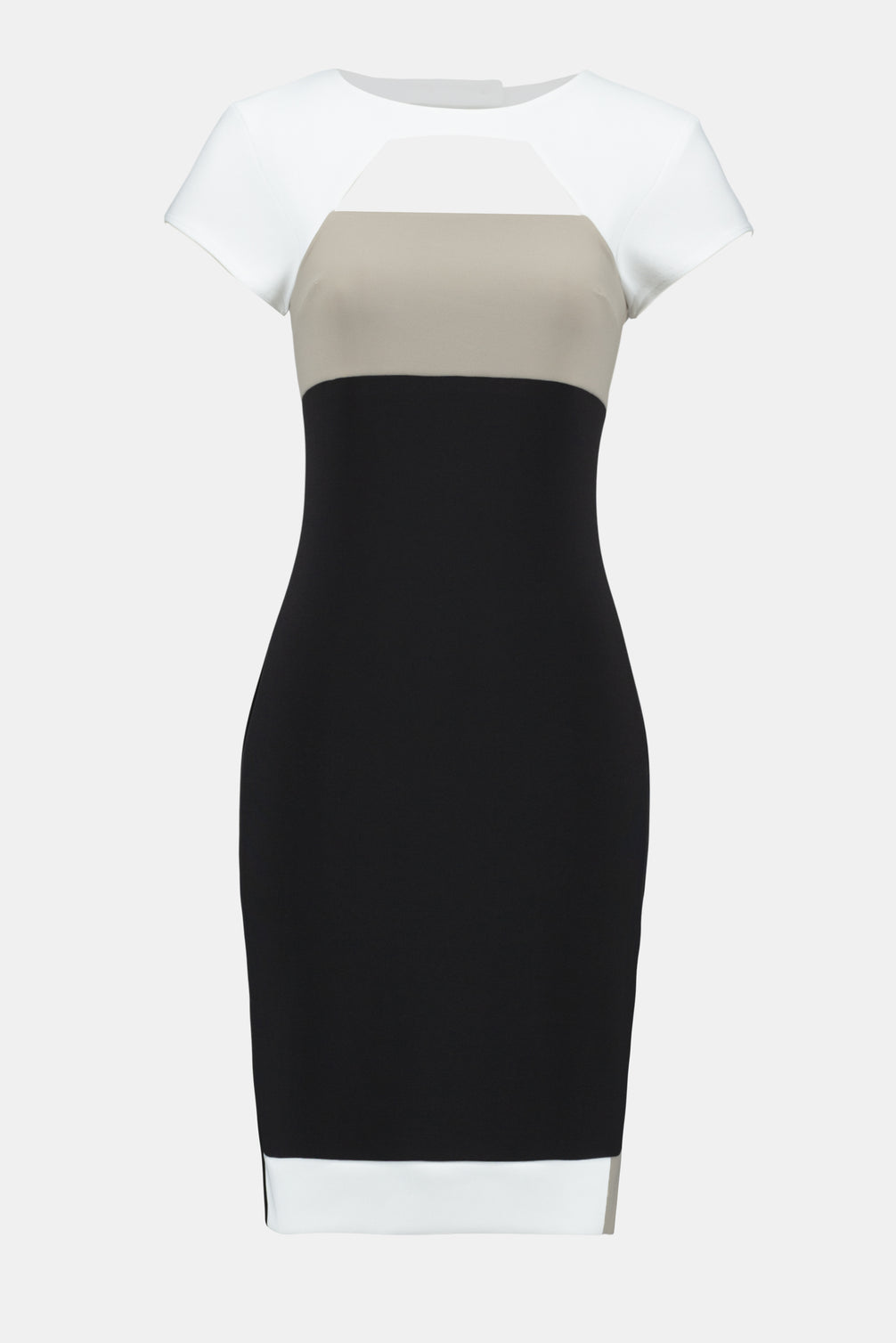 Tri Colour Cut Out Sheath Dress 1568