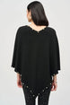 V-Neck Rivet Knit Poncho 49