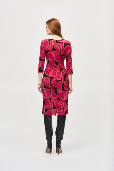 Bohemian Abstract Print Dress
