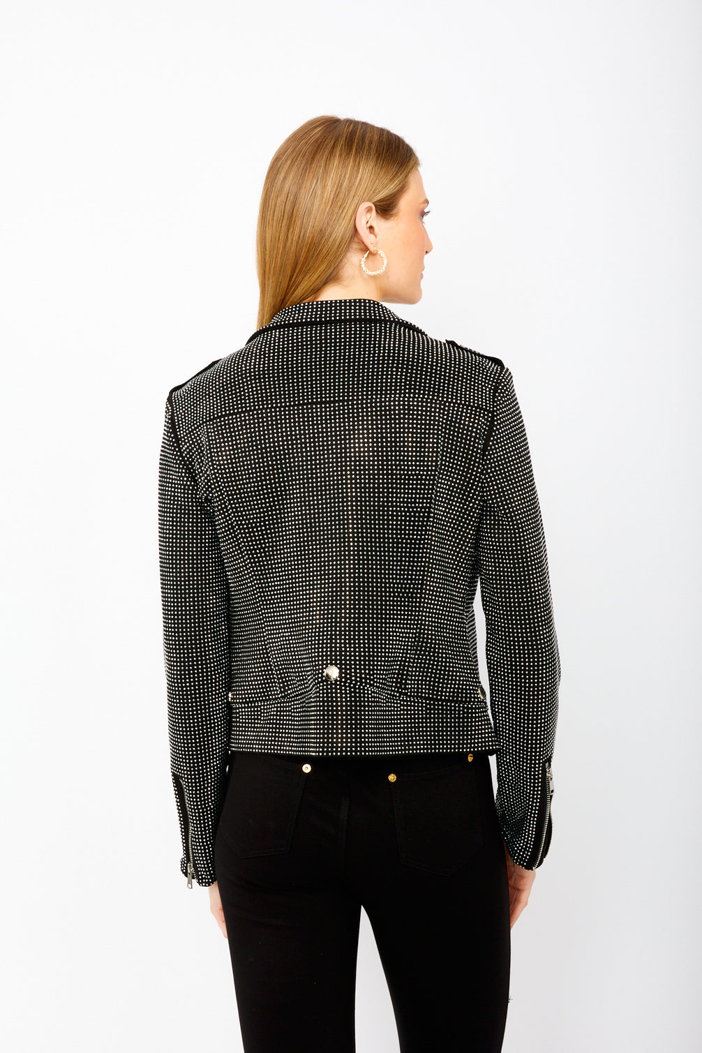 Waist Length Rhinestone Jacket 937