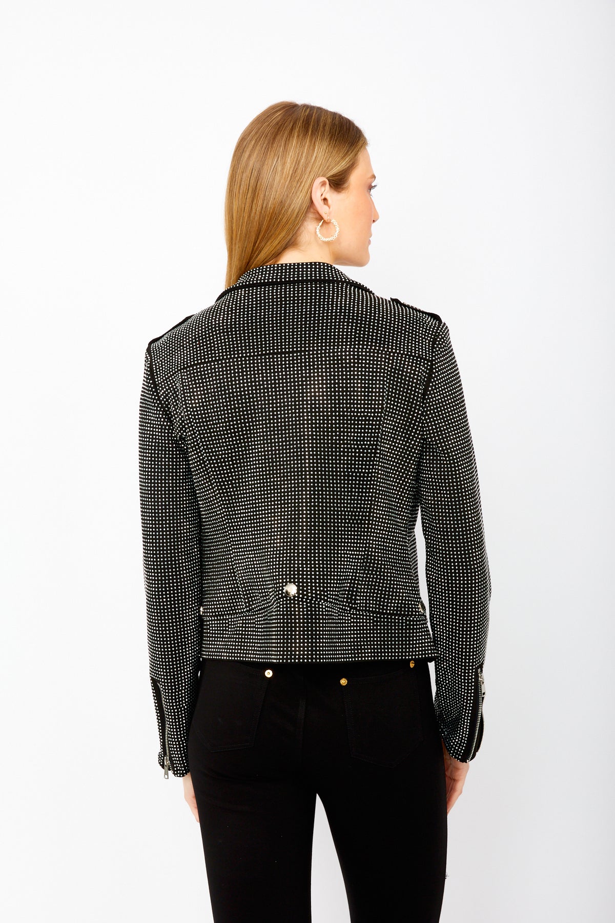 Waist Length Rhinestone Jacket 937