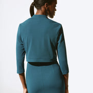 Sleeveless Crepe Mermaid Dress with Matching Bolero 424