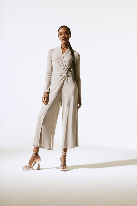 Shimmer Knit Jumpsuit