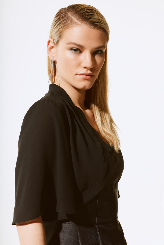 Georgette Bell Sleeve Bolero 931