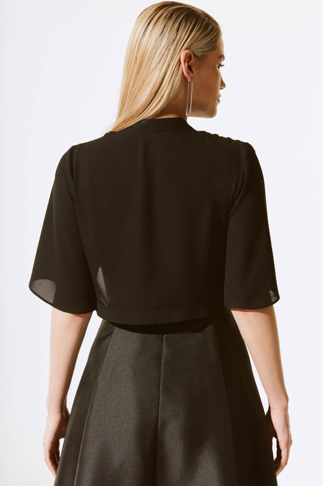 Georgette Bell Sleeve Bolero