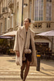 Classic Collar Faux Fur Coat 607