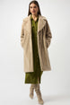 Classic Collar Faux Fur Coat 607