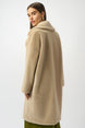 Classic Collar Faux Fur Coat 607