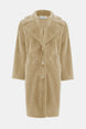 Classic Collar Faux Fur Coat 607