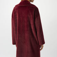 Classic Collar Faux Fur Coat 607