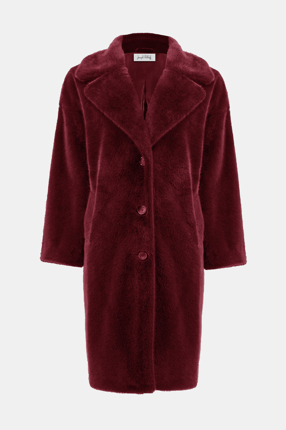 Classic Collar Faux Fur Coat 607