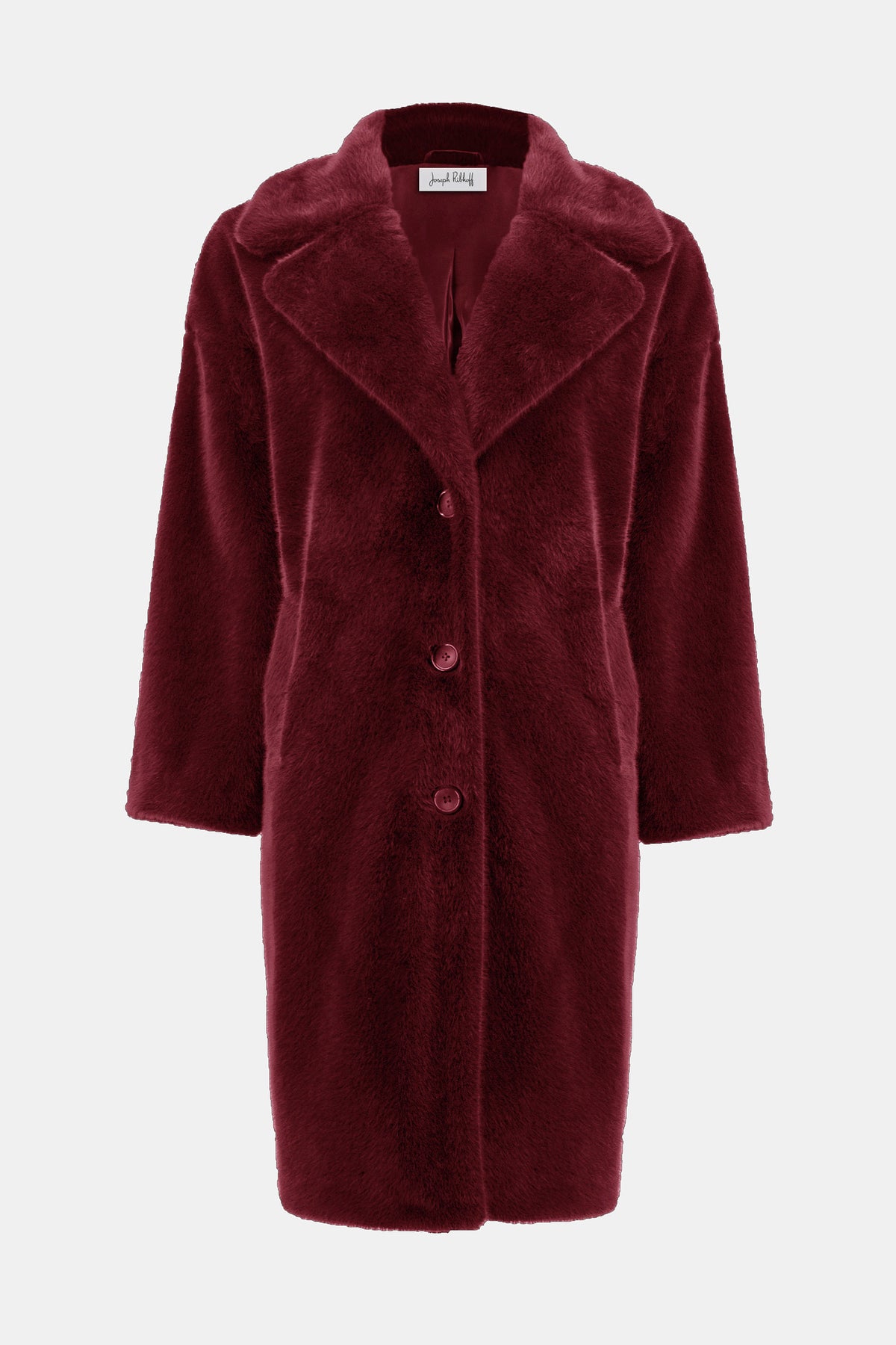 Classic Collar Faux Fur Coat 607