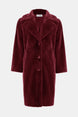 Classic Collar Faux Fur Coat 607