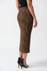 Leopard Print Maxi Skirt with Delicate Side Slit