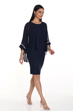 Special Occasion Navy Dress 1551