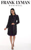 Metallic Embossed Knee Length Jacket 874