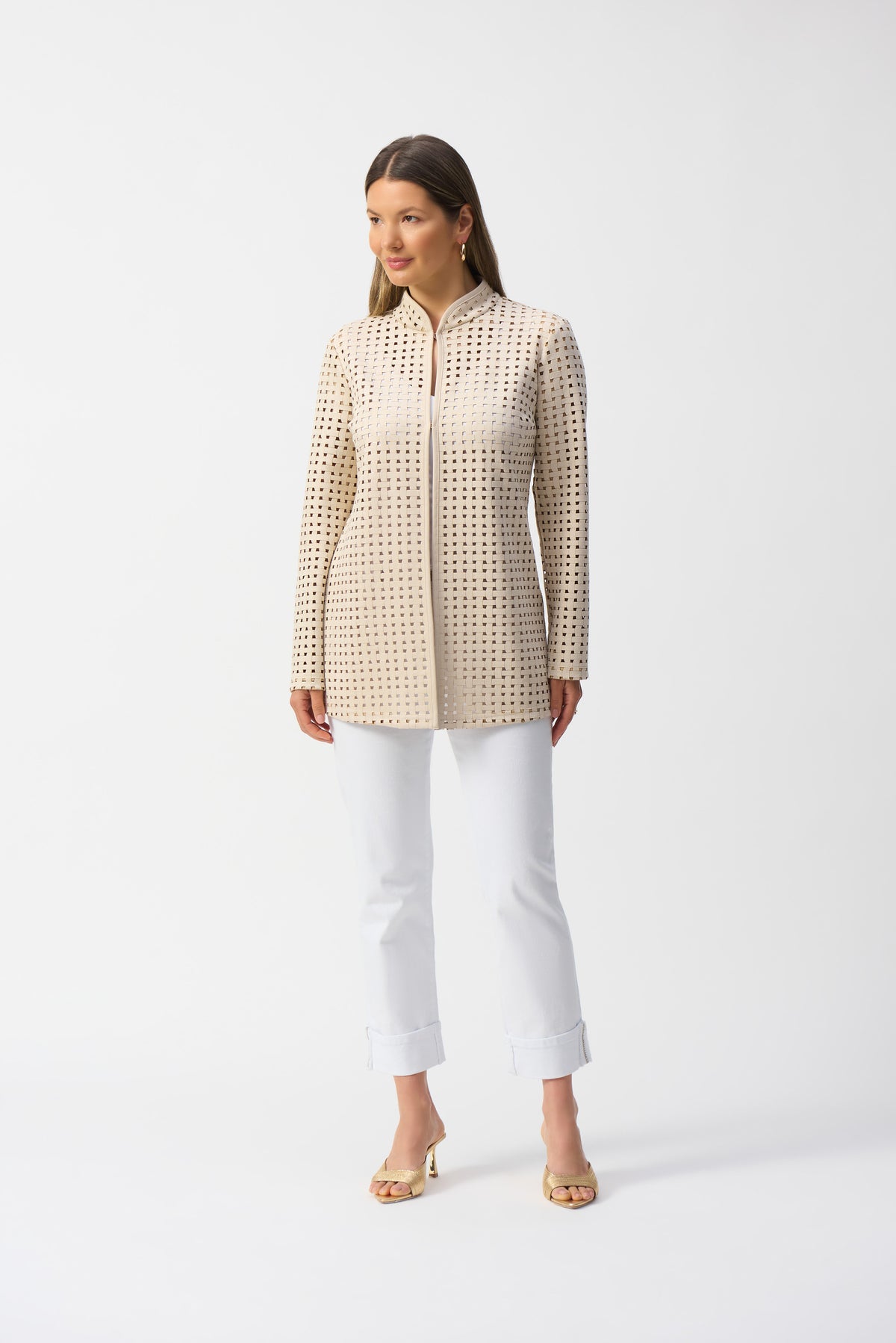 Laser Cut Suede Jacket 945