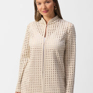 Laser Cut Suede Jacket 945