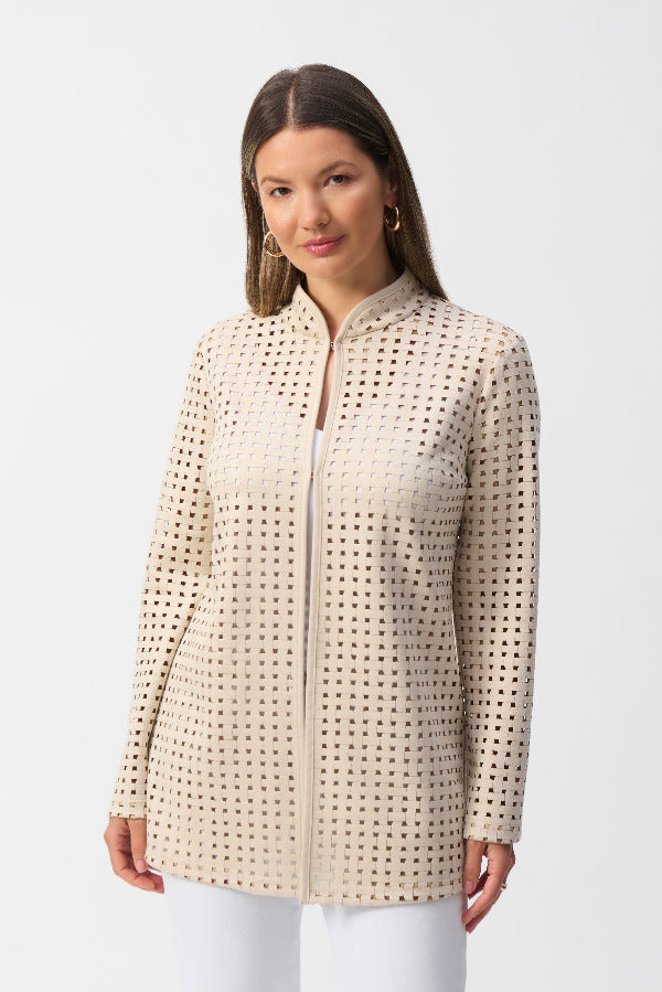 Laser Cut Suede Jacket 945