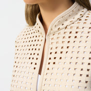 Laser Cut Suede Jacket 945