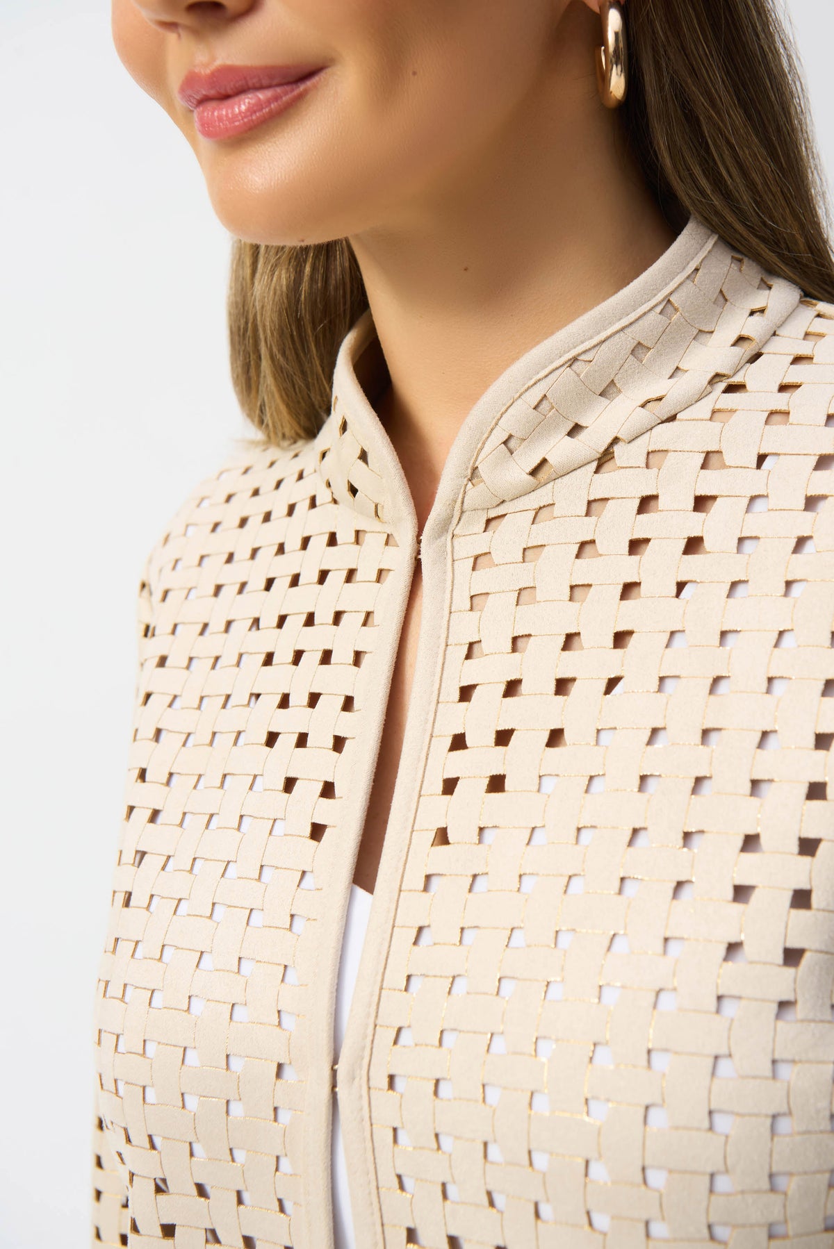 Laser Cut Suede Jacket 945