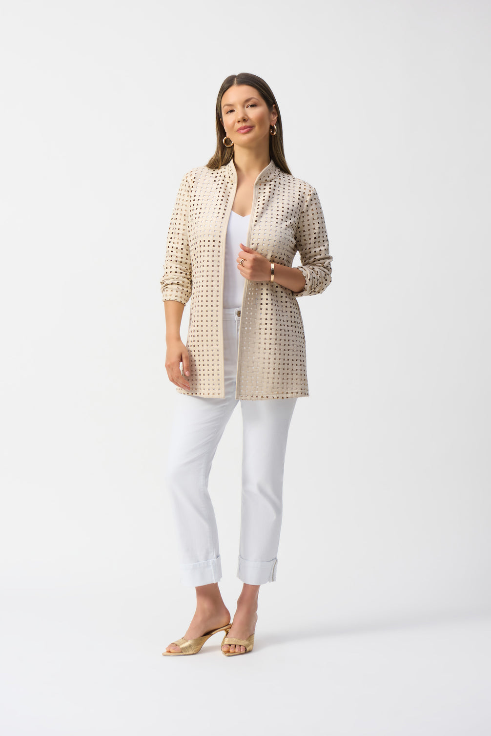Laser Cut Suede Jacket 945