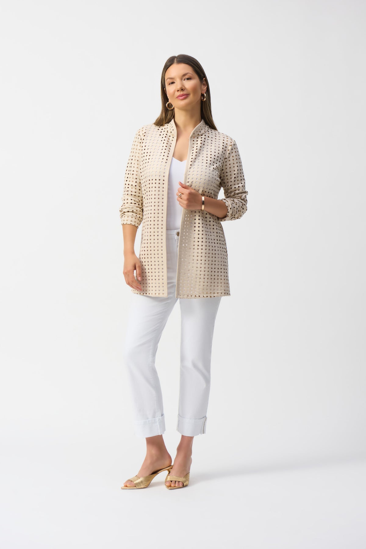 Laser Cut Suede Jacket 945