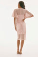 Knee-length Guipure Lace Dress 1591