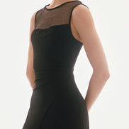 Silky Knit Culotte Jumpsuit with Wrap Detailing 610