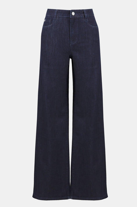 Classic Wide-leg Stretch Jeans