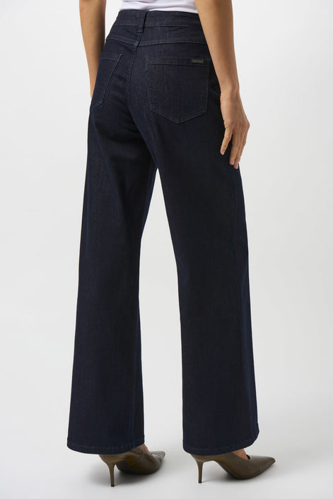 Classic Wide-leg Stretch Jeans